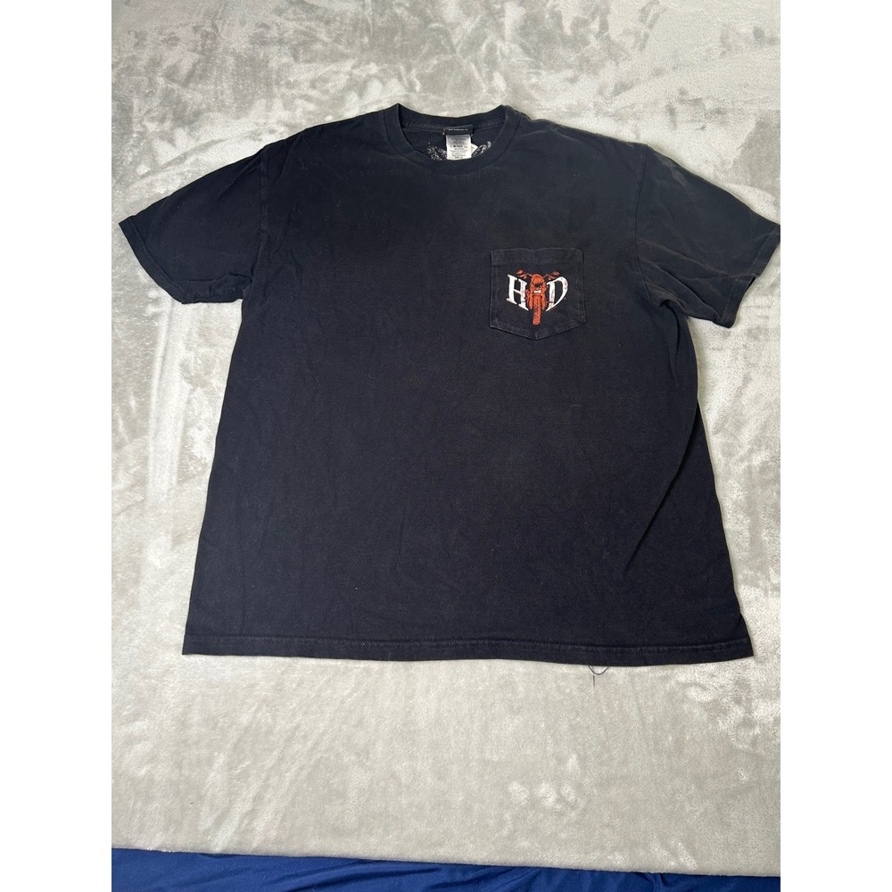 Harley-Davidson Rommel Annapolis Maryland Pocket T-Shirt Mens XL Black Graphic